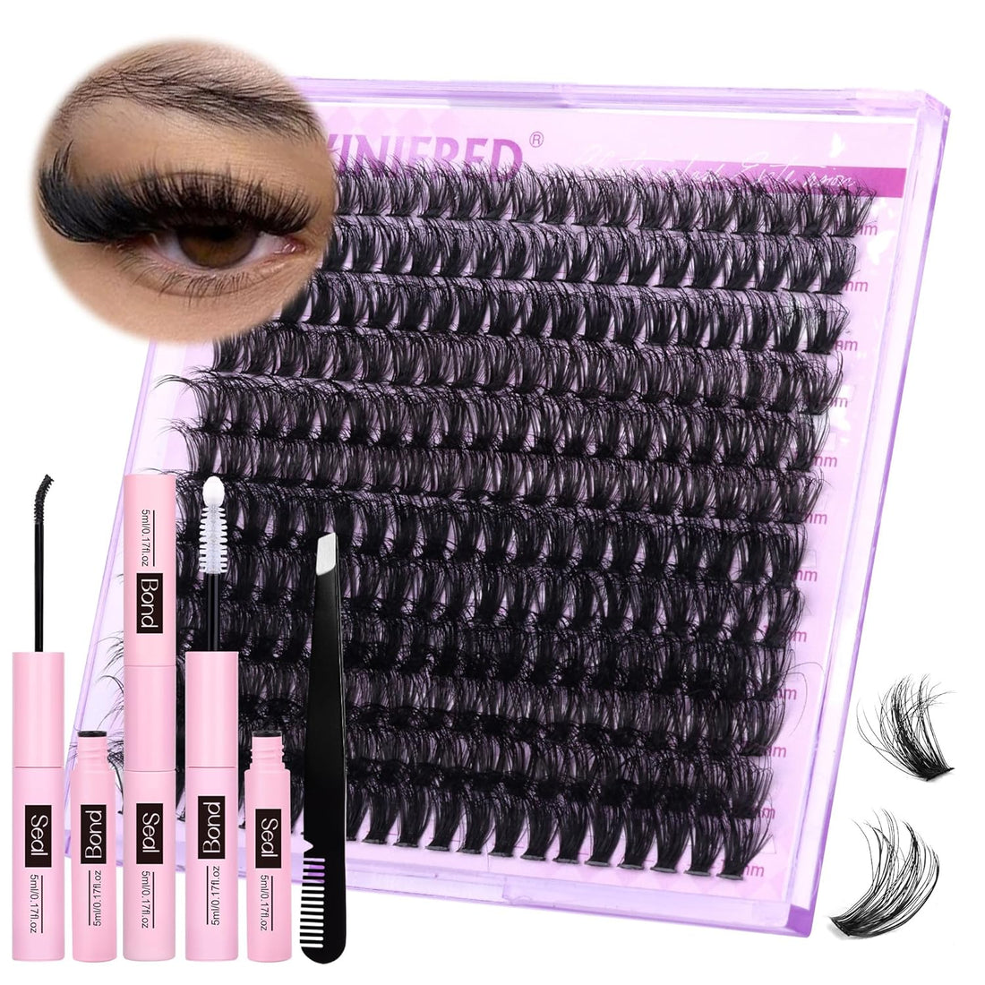 4 packs 17-69D（only lashes）