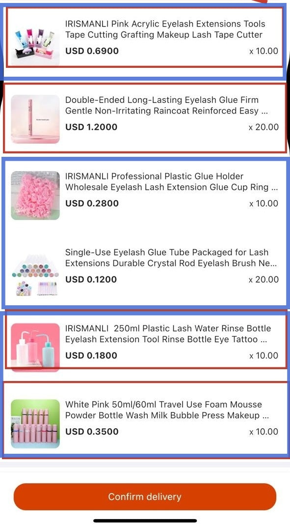 DHL shipping fee for products