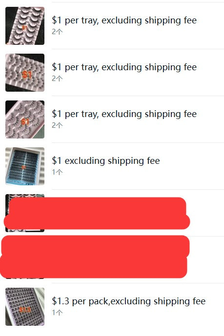 $39.15 for 20 trays lashes