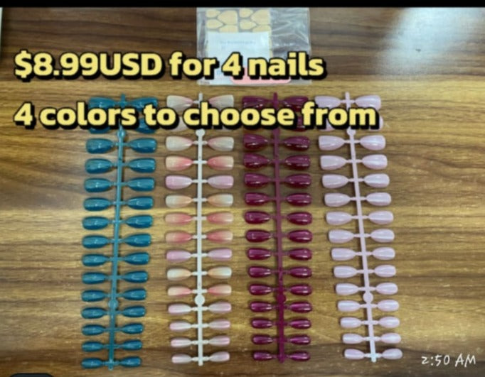 4 nails
