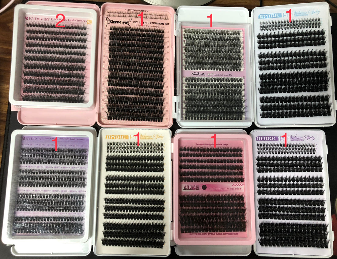 60 packs of lashes + 10 remover
