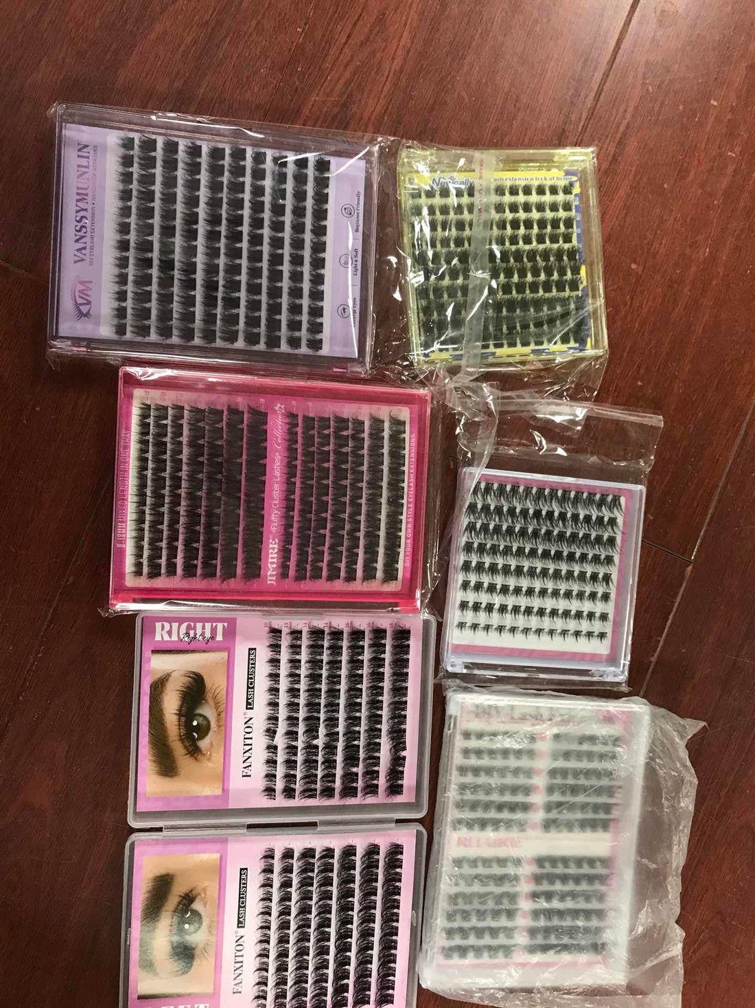 $135.1 for lashes and tweezers  and bond&amp;seal
