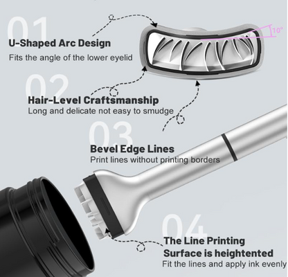 Lower lash stamp