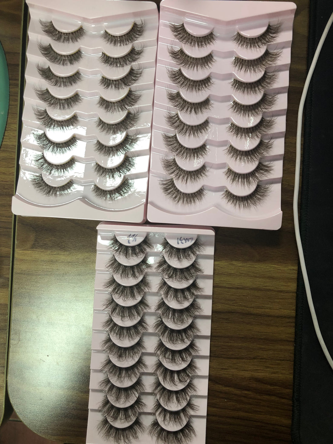 3 packs of lashes