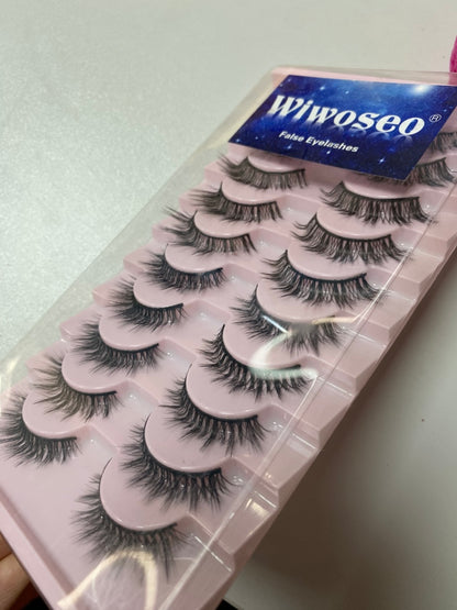 3 packs L curl lashes