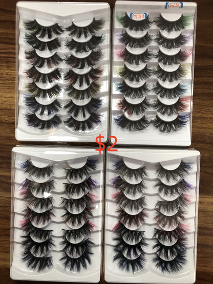 77 packs of lashes
