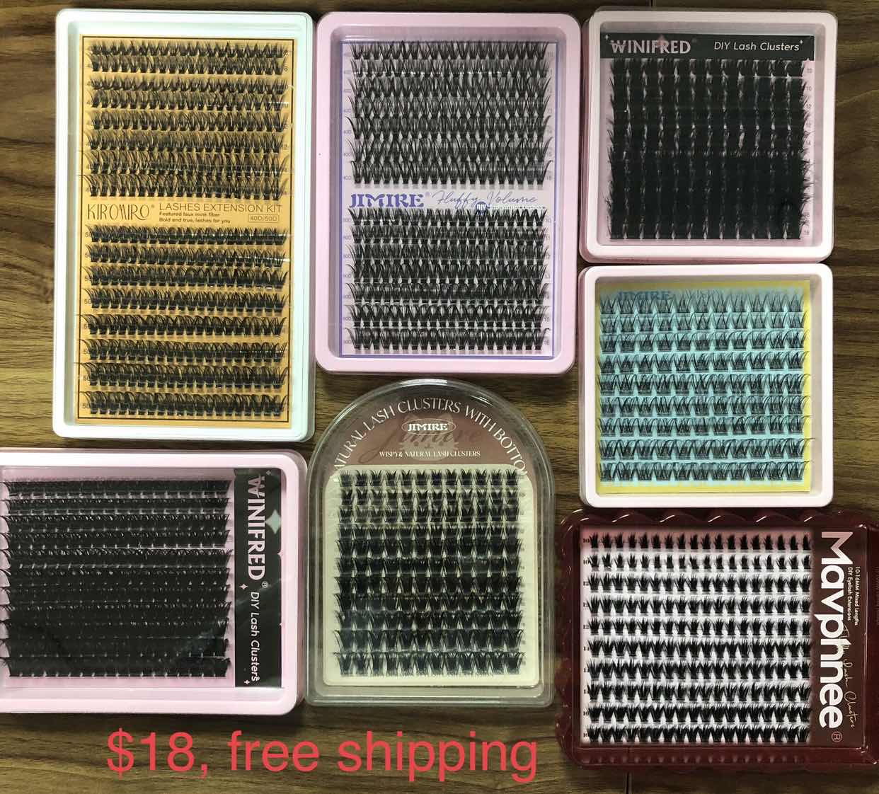 11 packs of lashes + 2 bond &amp; seal