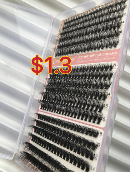 5 packs of lashes + 2 free lashes