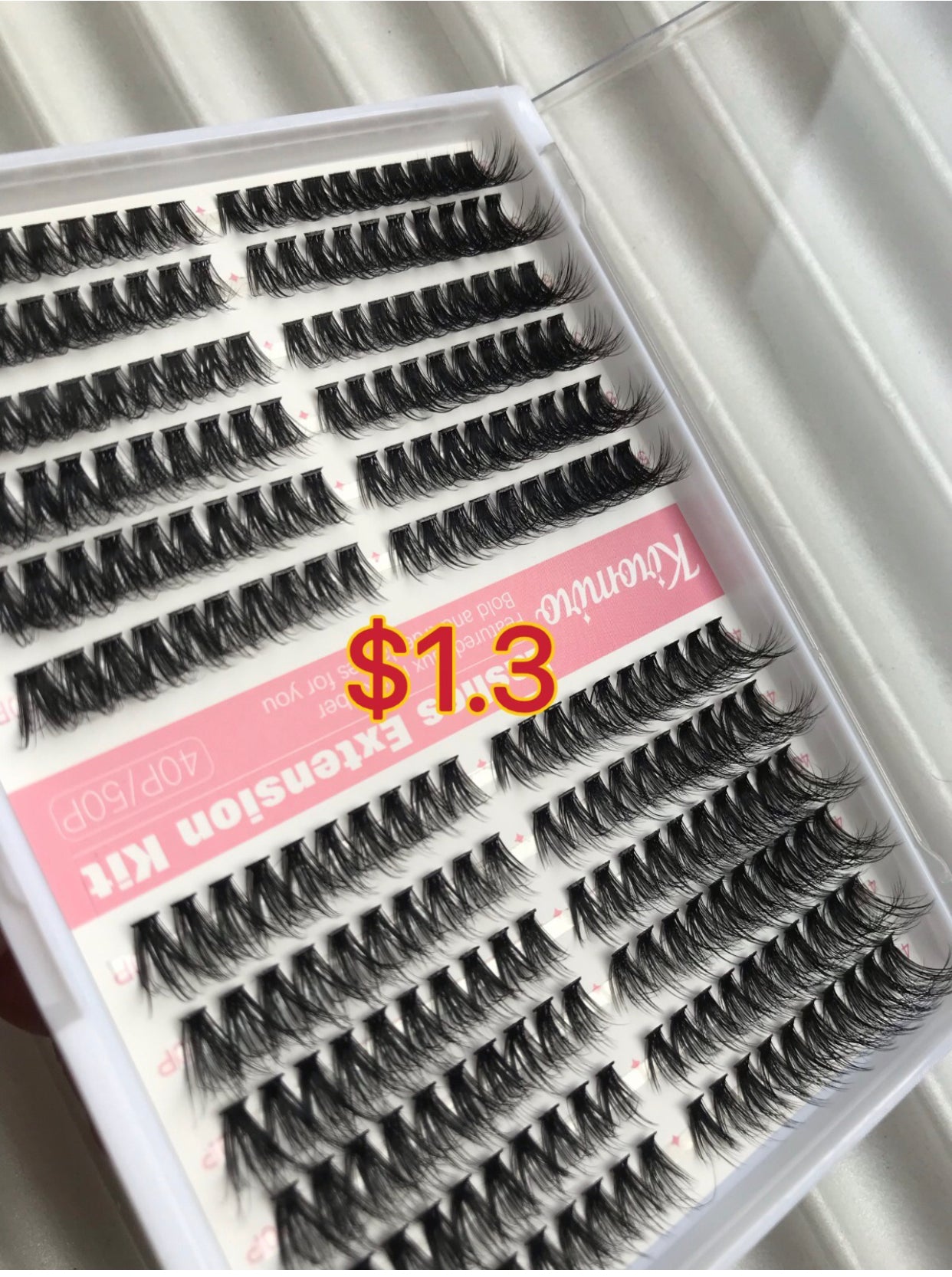 5 packs of lashes + 2 free lashes