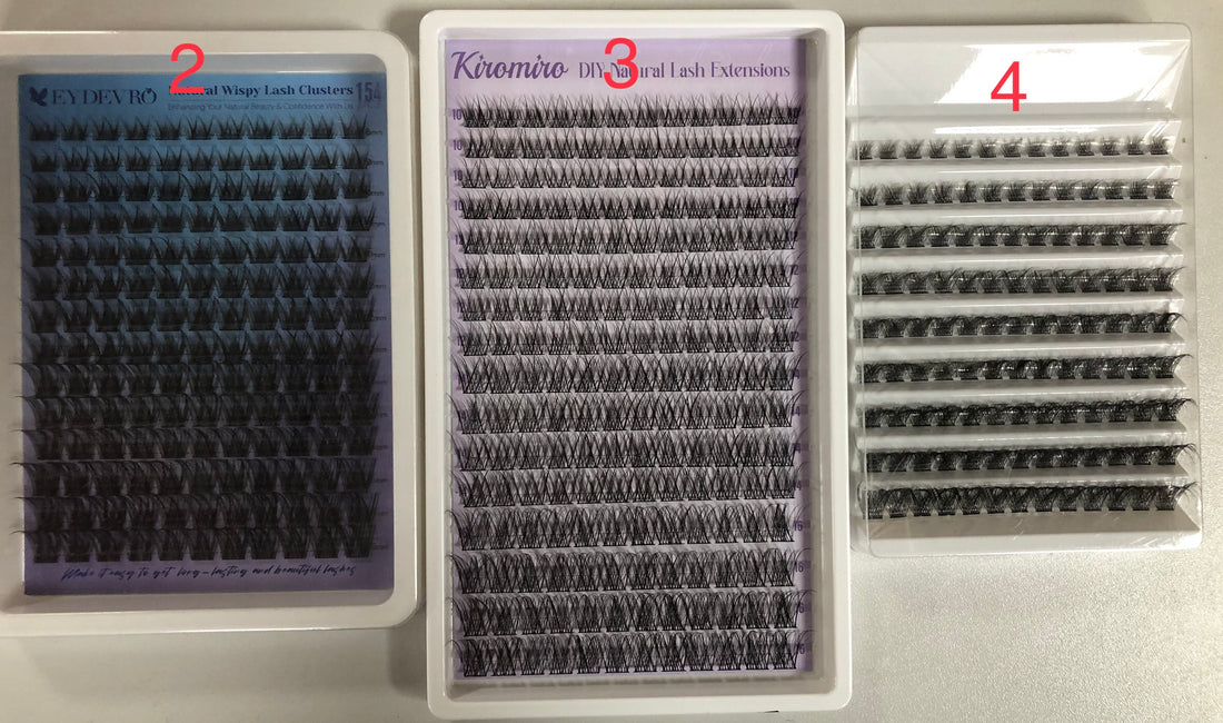 9 packs of lashes+ 1 bond & seal + 1 remover