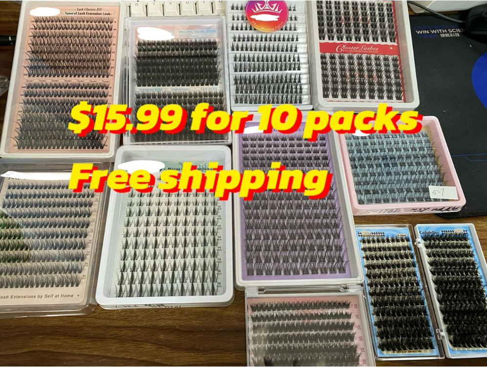 $15.99 for 10 trays lashes