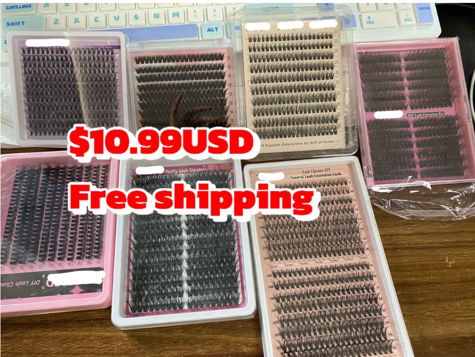 $10.99 for 7 packs lashes