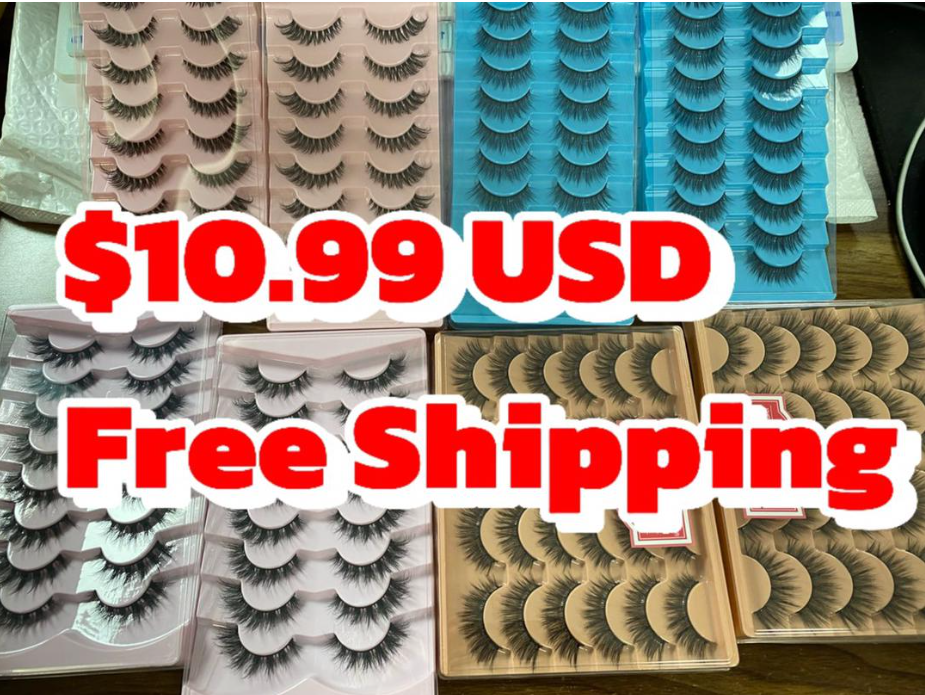 $10.99 for 8 packs lashes