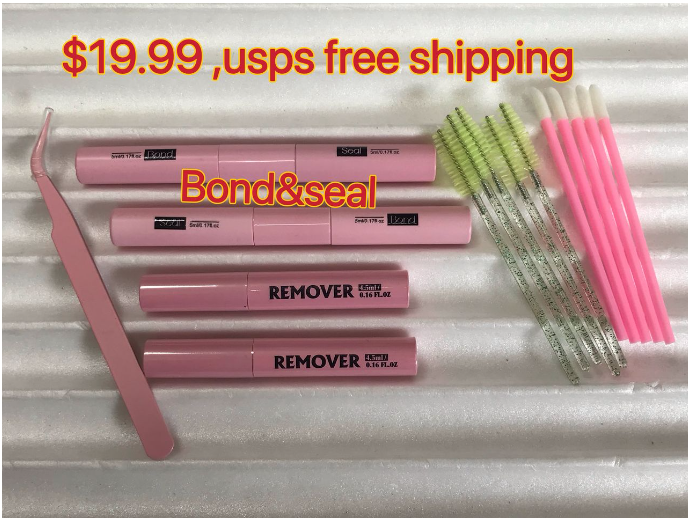 $19.99 for bond&amp;seal +tweezers+remover+brush