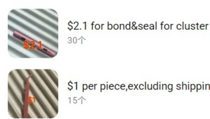 $135.1 for lashes and tweezers  and bond&amp;seal