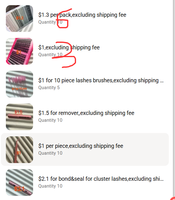 127.8$ for lashes  lashes brush  tweezers  bond&amp;seal  remover