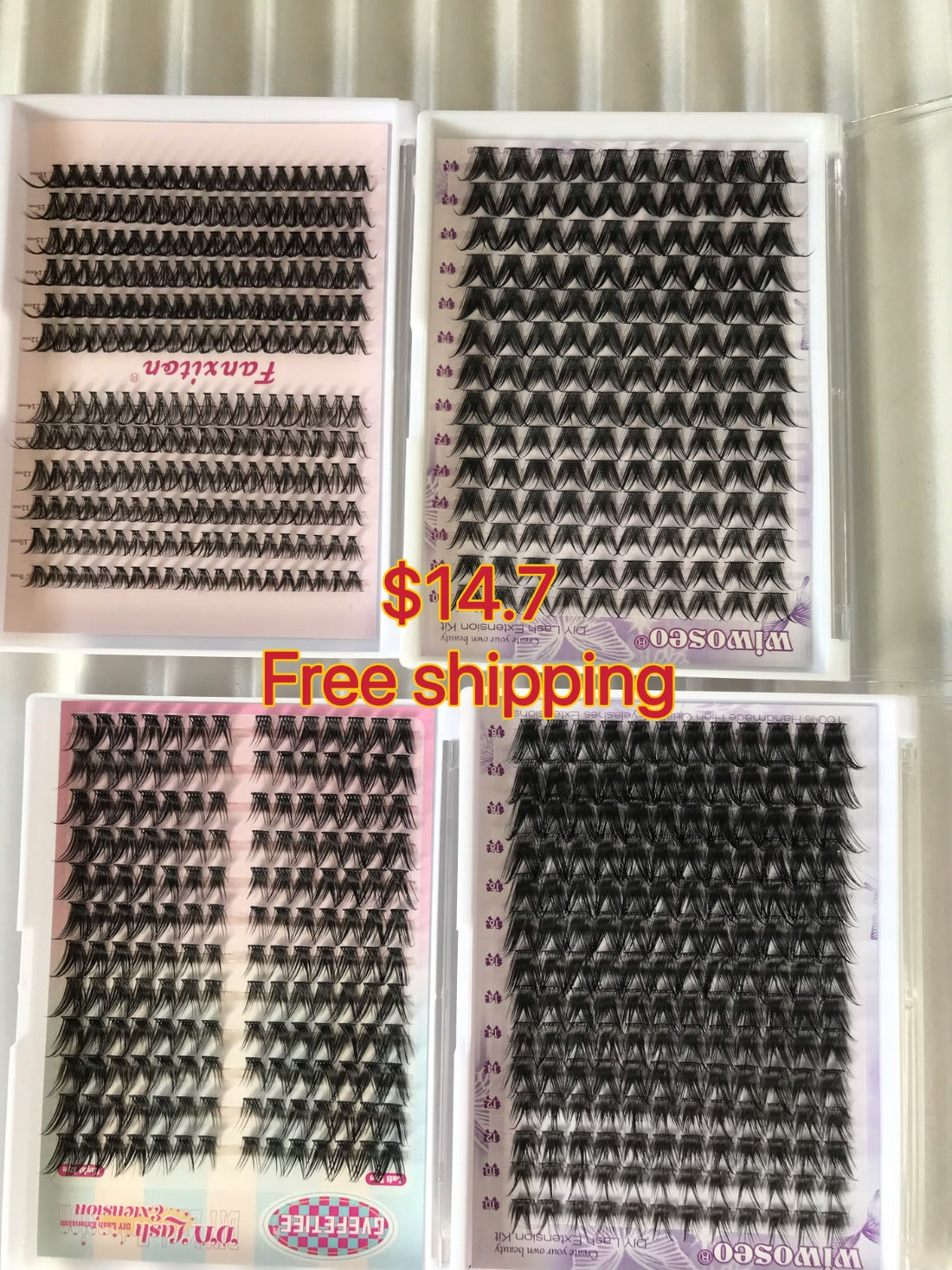 $14.99 for 4 packs of lashes