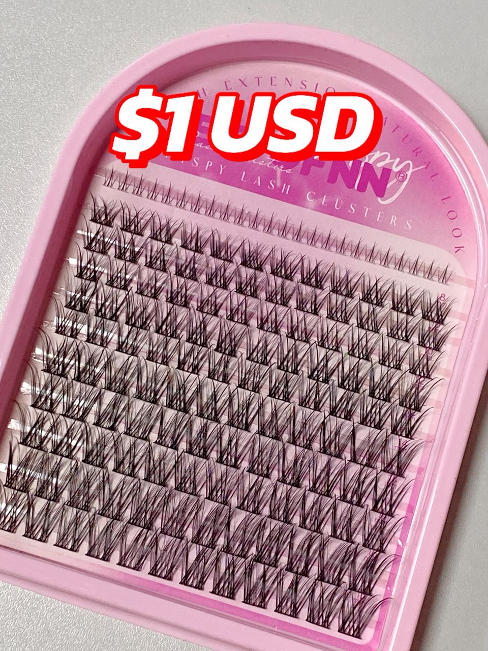 16$ for 6 packs lashes