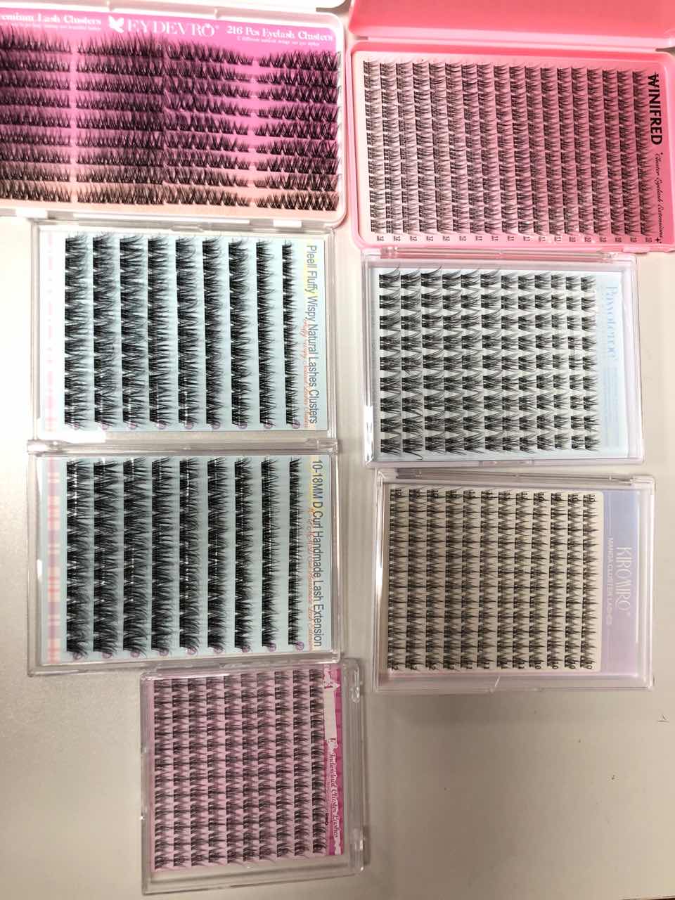 19$ for 6 packs lashes