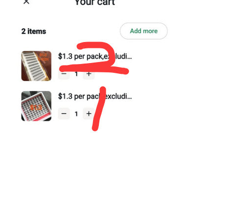 $10.05 for 3 packs lashes