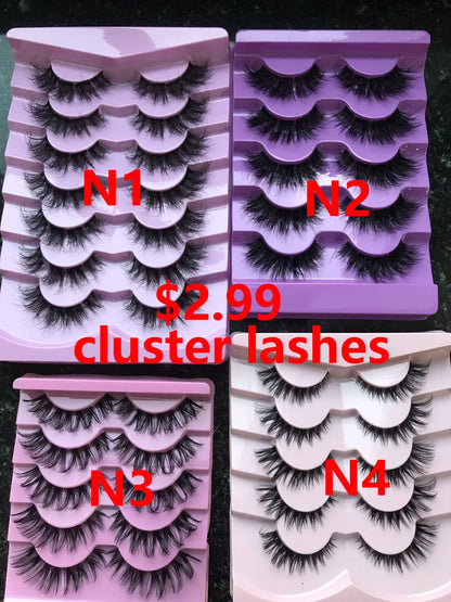 6 packs of lashes