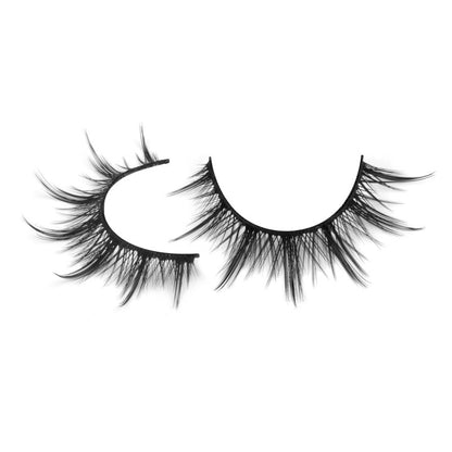 Manga Lashes Natural Look False Eyelashes Anime Lashes Mink Wispy Fluffy Spiky 3D Volume Eyelashes Pack Korean Japanese Asian Cosplay Fake Eyelashes Look Like Individual Cluster 7 Pairs