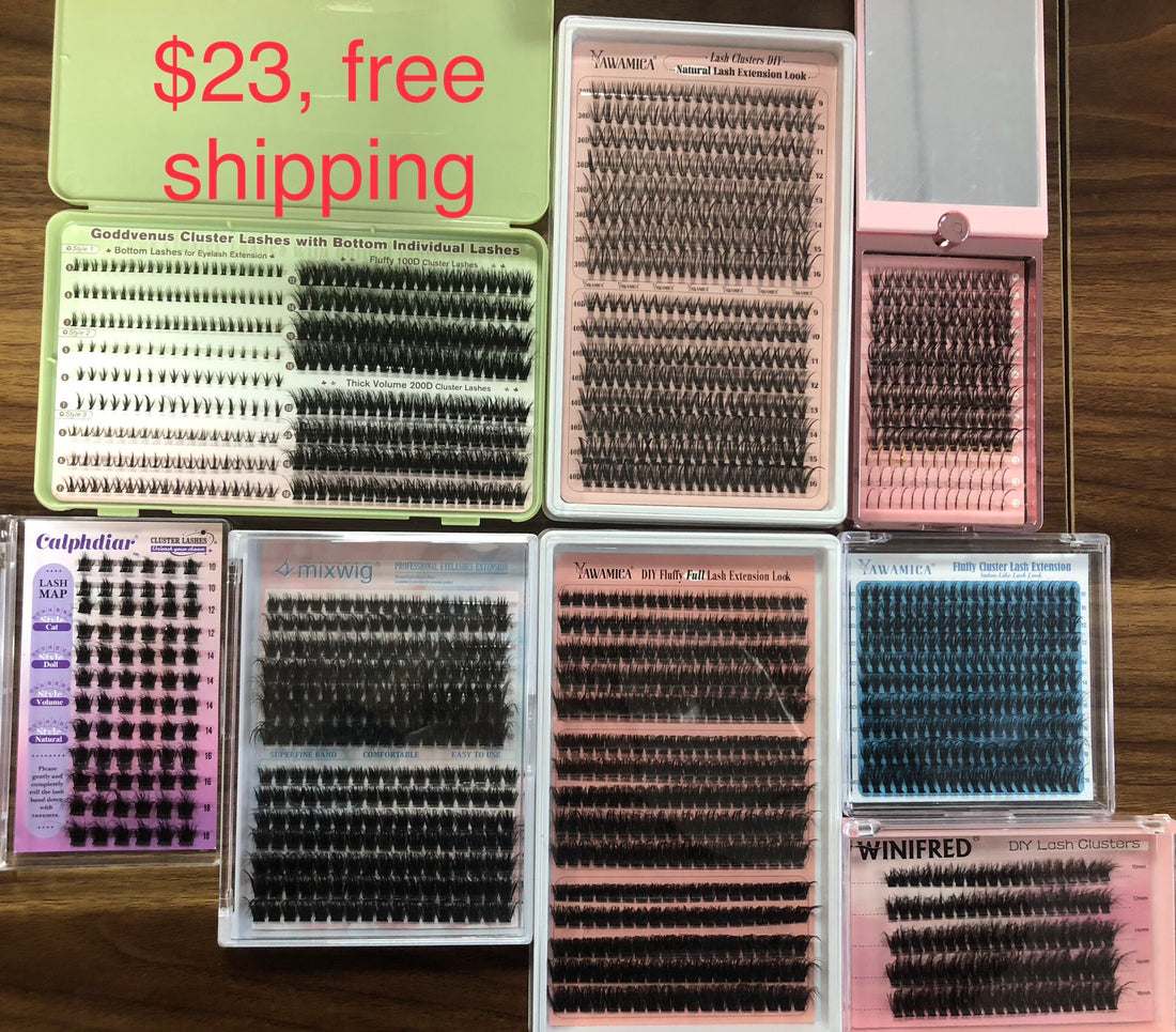 $23 for 8 packs of lashes