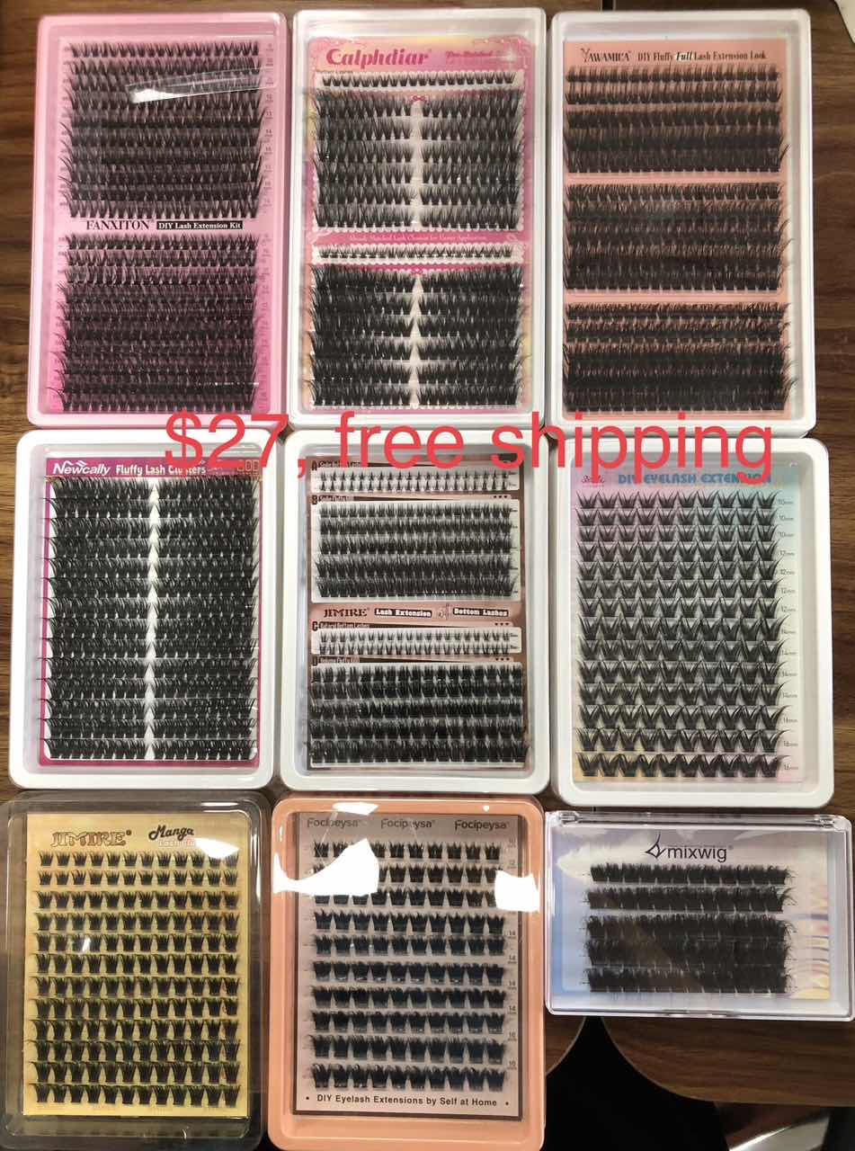 $27 for 9 packs of lashes
