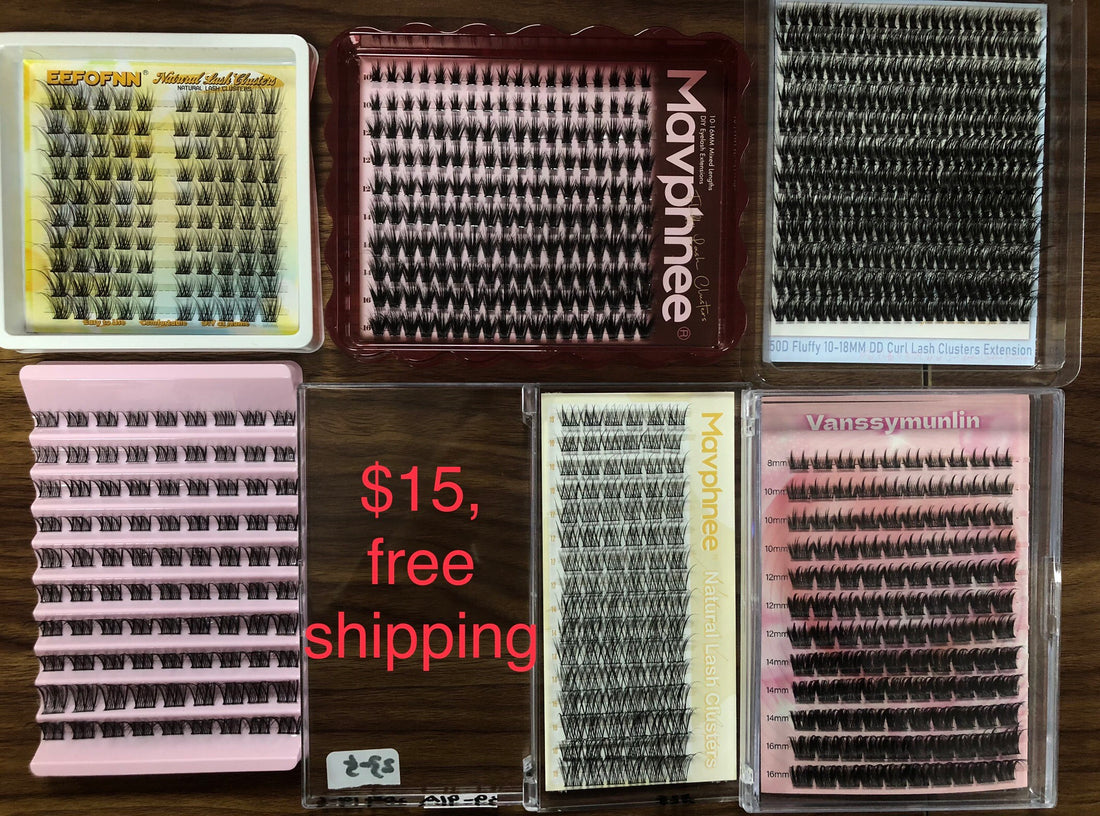 $15 for 6 packs of lashes