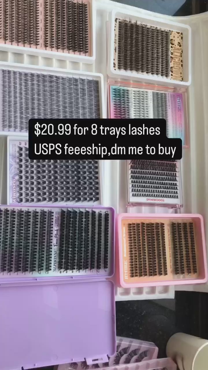 $20.99 for 8 trays lashes